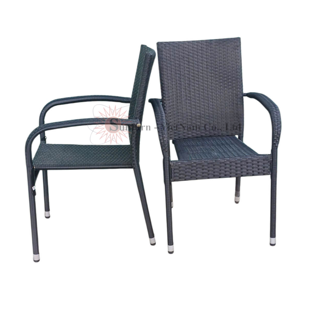 wicker-black-stacking-chair